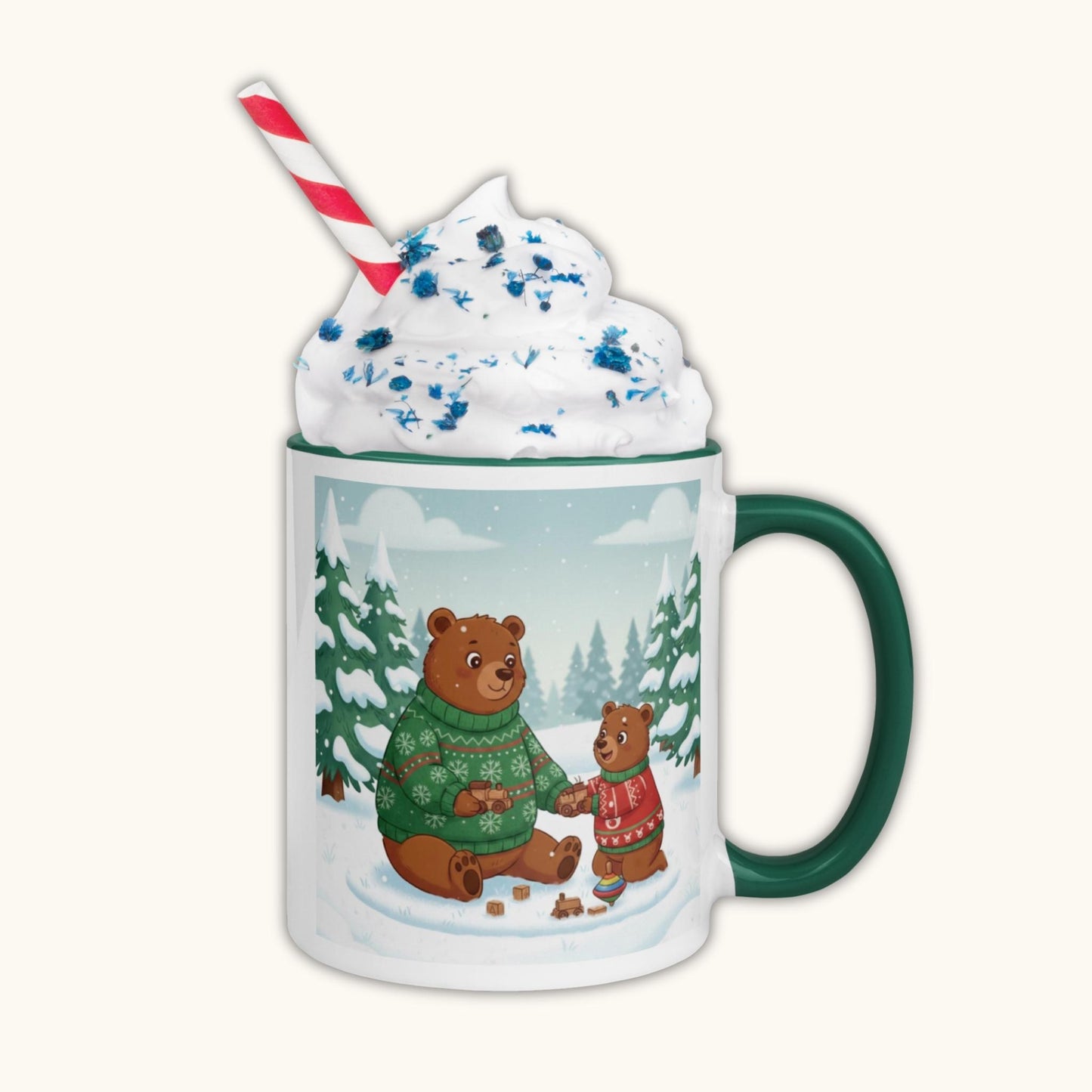Family Bears Winter Scene – Christmas Mug