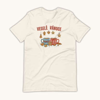 Veselé Vánoce Festive Mugs – Unisex T-Shirt