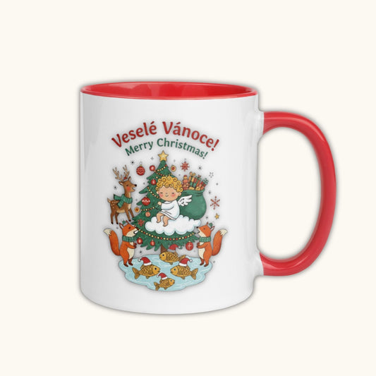 Veselé Vánoce Merry Christmas – Czech Holiday Mug