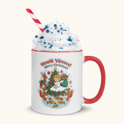 Veselé Vánoce Merry Christmas – Czech Holiday Mug