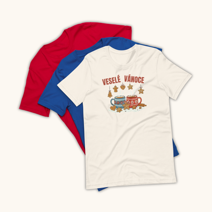Veselé Vánoce Festive Mugs – Unisex T-Shirt