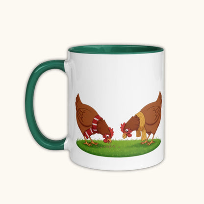 Winter Chickens – Funny Farm Mug