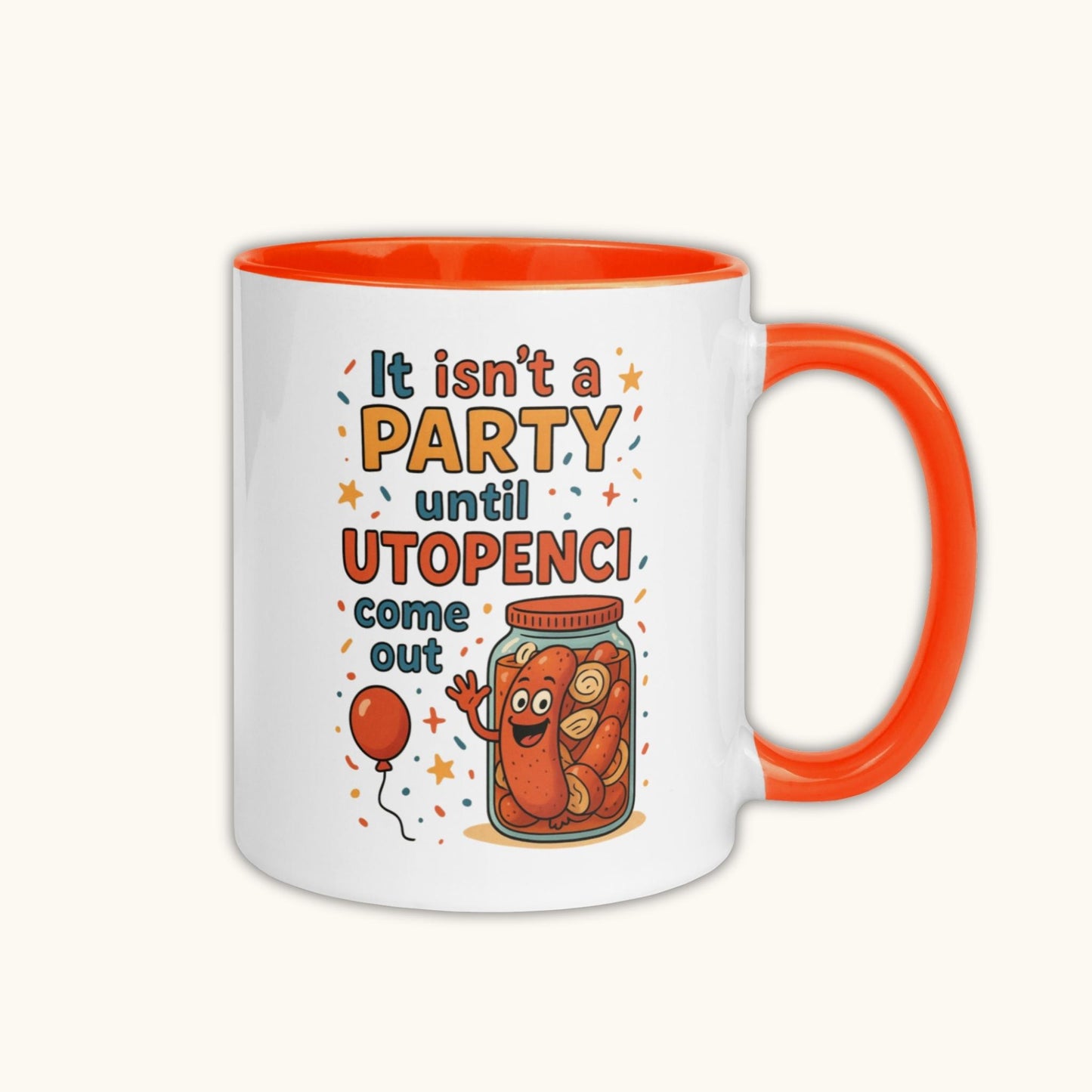 It Isn’t a Party Until Utopenci Come Out – Funny Czech Mug