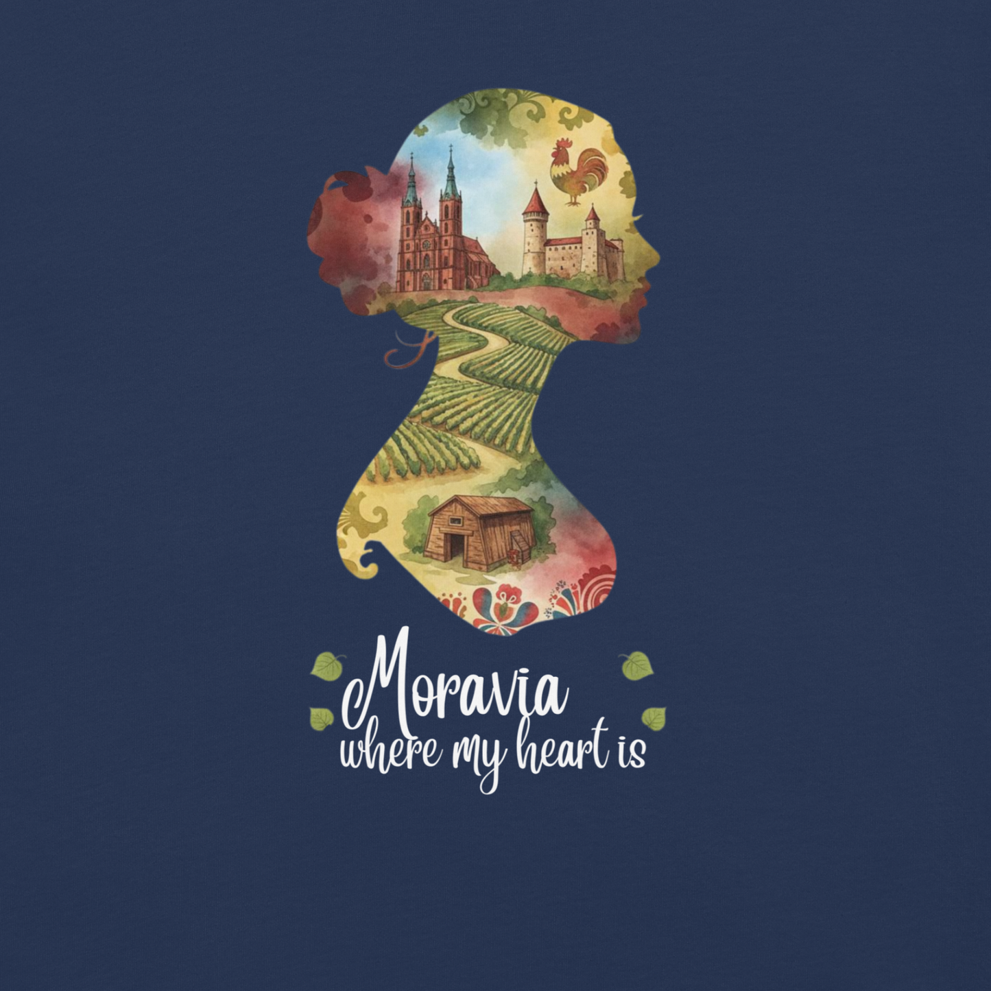 Moravia Where My Heart Is – Women’s T-Shirt
