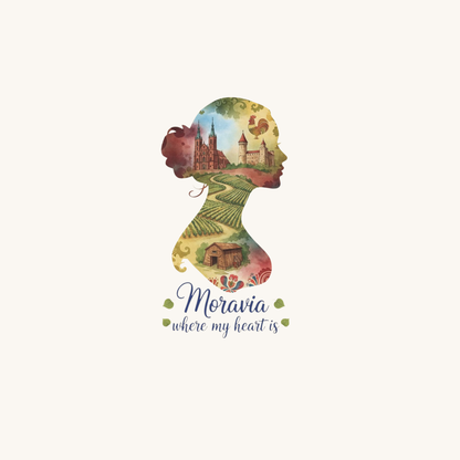 Moravia Where My Heart Is – Women’s T-Shirt
