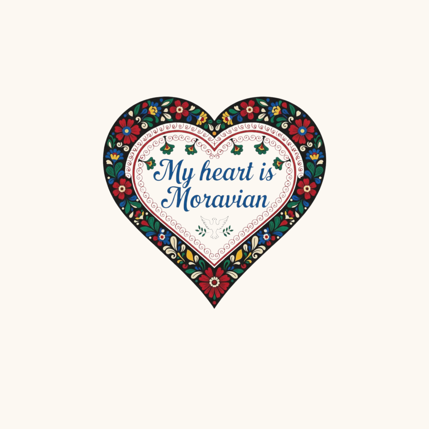 My Heart Is Moravian – Women’s T-Shirt