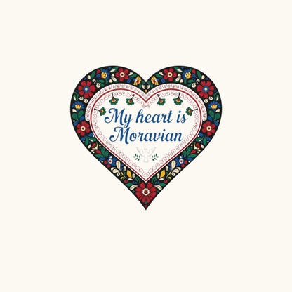 My Heart Is Moravian – Women’s T-Shirt