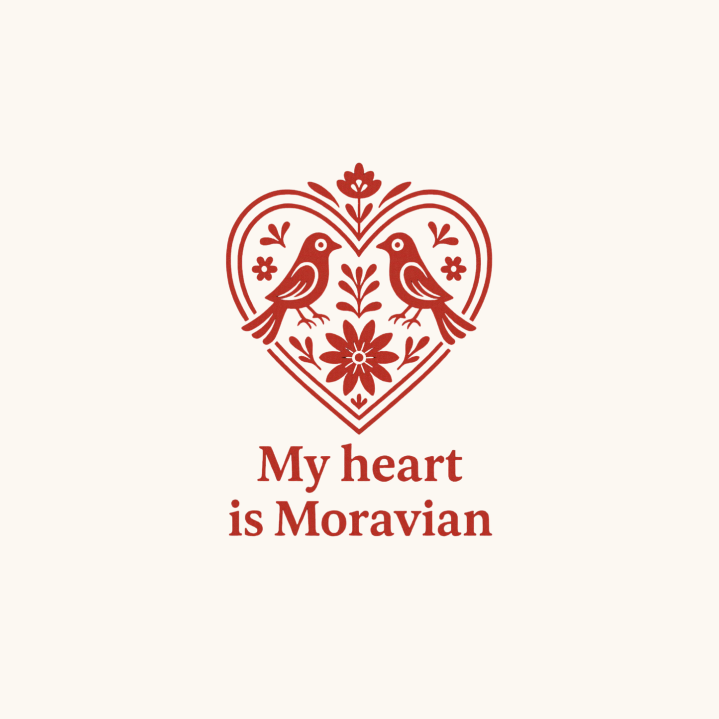 My Heart Is Moravian – Women’s T-Shirt