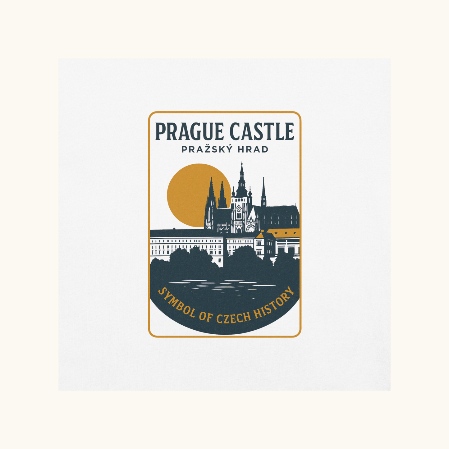 Prague Castle Symbol of Czech History – Unisex T-Shirt