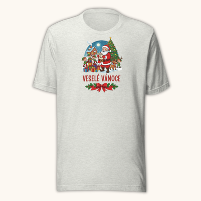 Veselé Vánoce Santa Village – Unisex T-Shirt