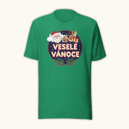 Veselé Vánoce Santa & Gifts – Unisex T-Shirt