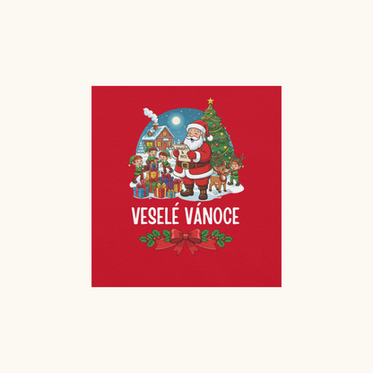Veselé Vánoce Santa Village – Unisex T-Shirt