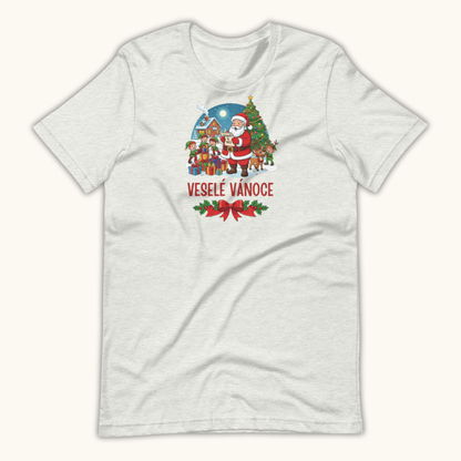Veselé Vánoce Santa Village – Unisex T-Shirt