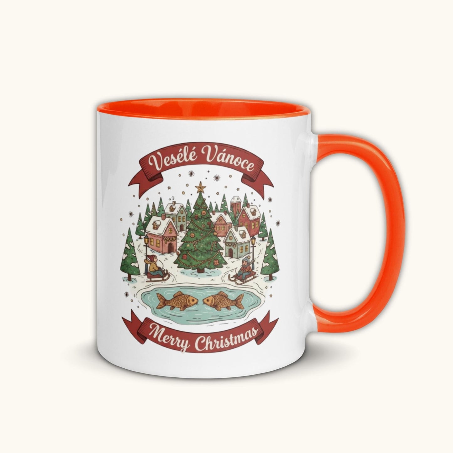 Veselé Vánoce Merry Christmas – Festive Holiday Mug