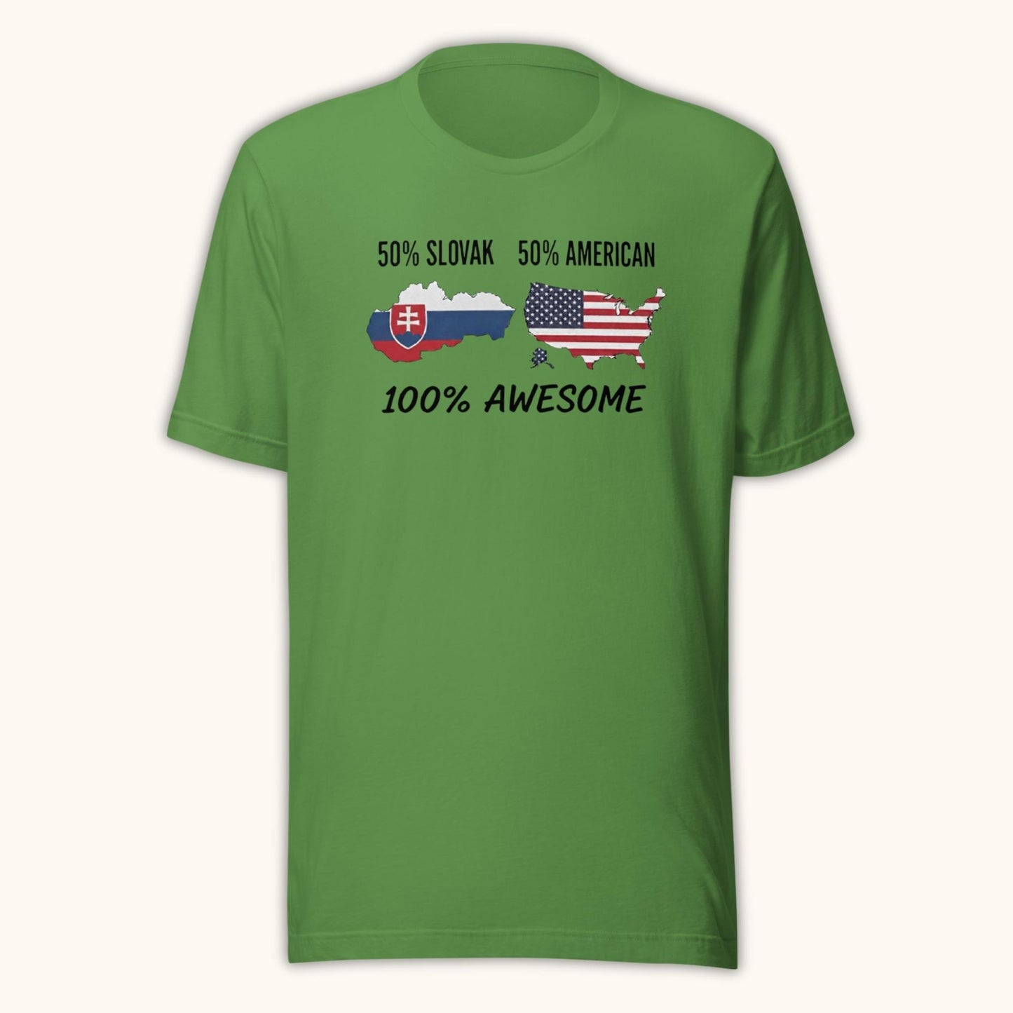 50% Slovak 50% American 100% Awesome – Unisex T-Shirt