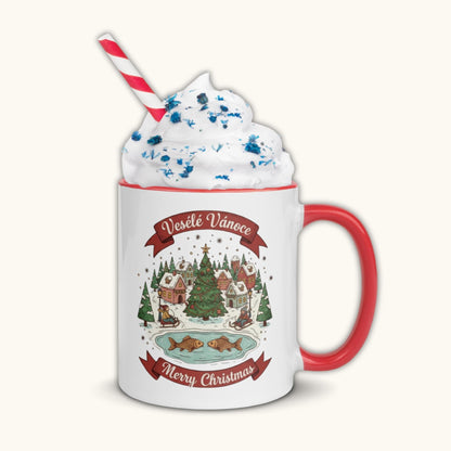 Veselé Vánoce Merry Christmas – Festive Holiday Mug
