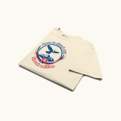 Slovak heritage unisex shirt featuring eagle and national shield