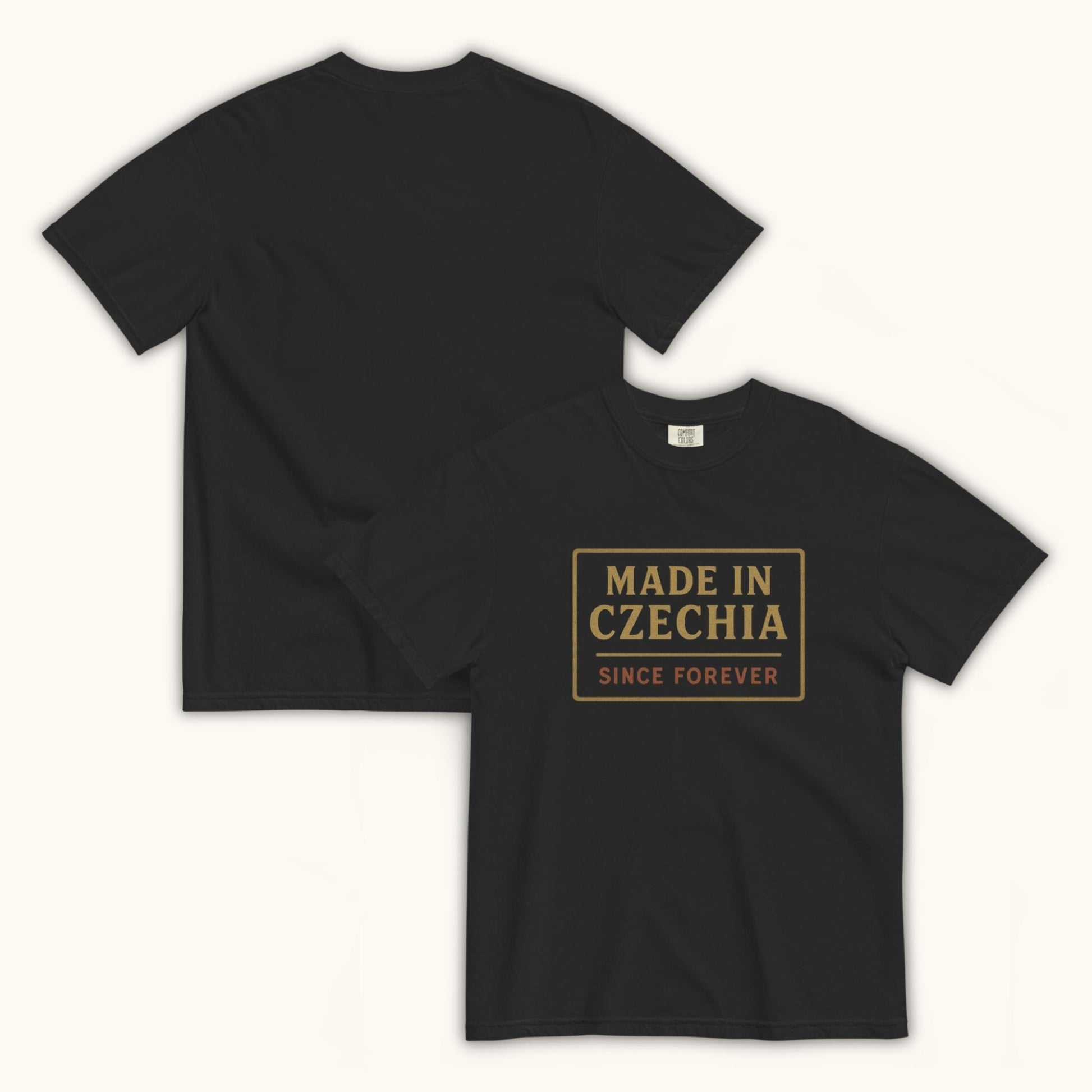 Men’s t-shirt with “Made in Czechia Since Forever” vintage heritage design
