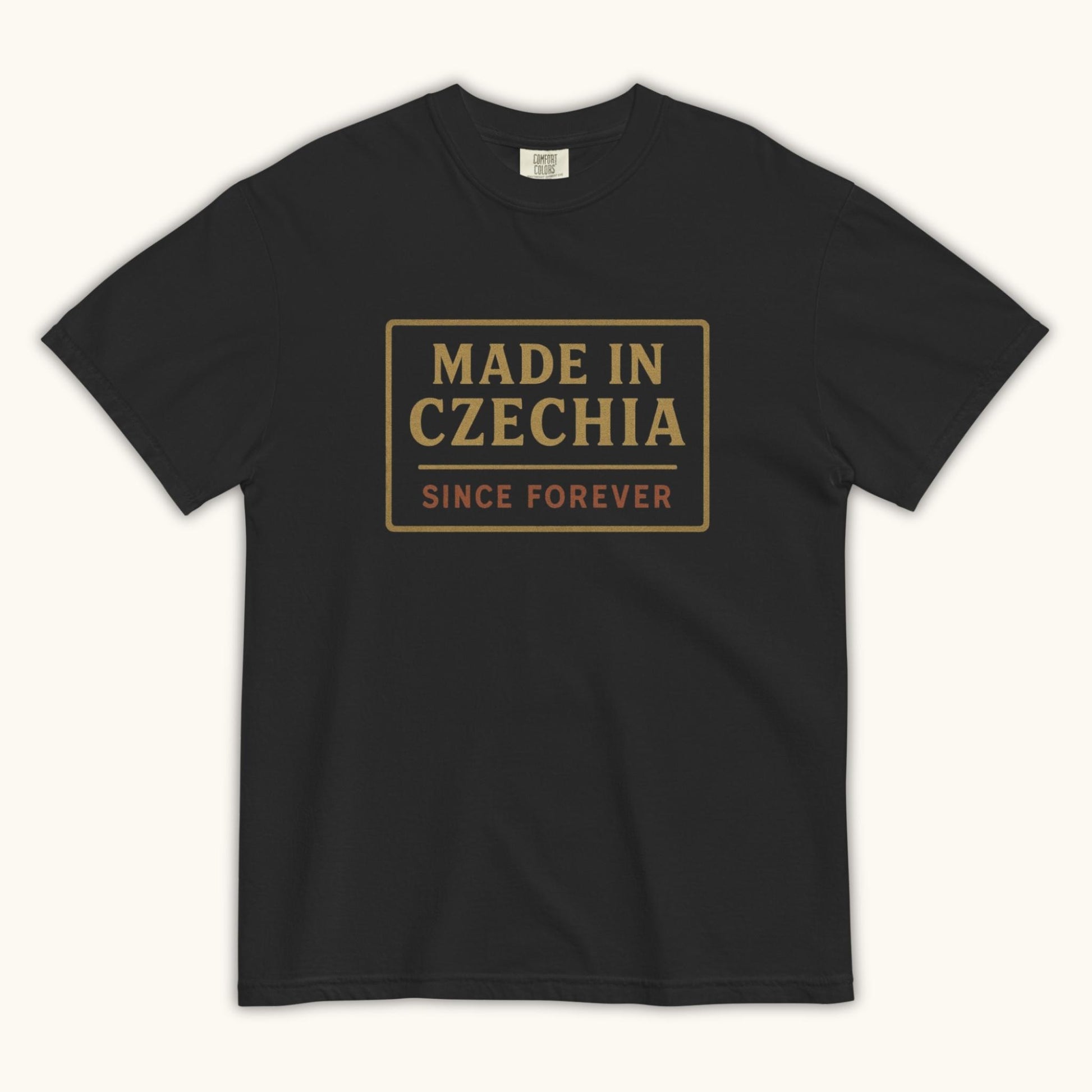 Men’s t-shirt with “Made in Czechia Since Forever” vintage heritage design
