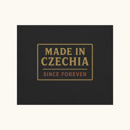 Men’s t-shirt with “Made in Czechia Since Forever” vintage heritage design
