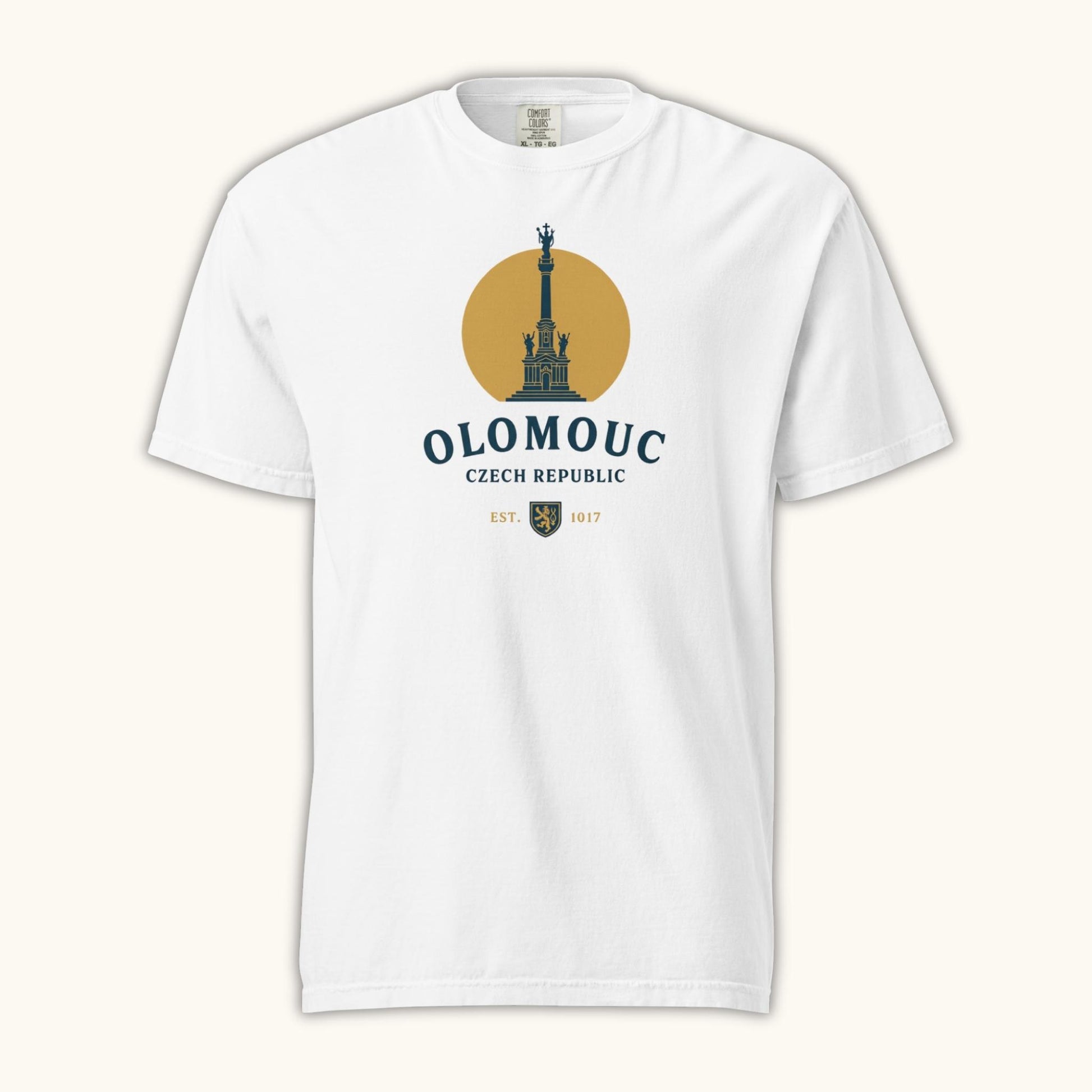 Olomouc Czech Republic t-shirt with Holy Trinity Column vintage design
