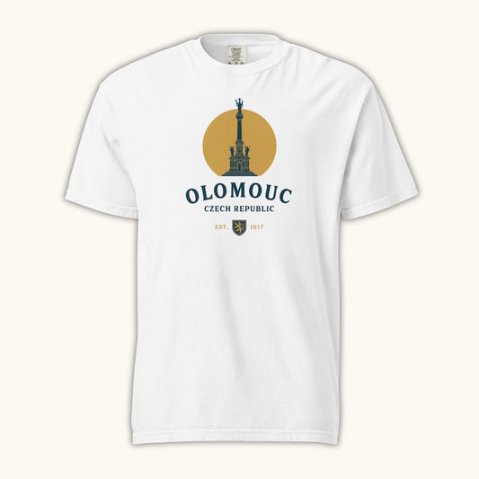 Olomouc Czech Republic t-shirt with Holy Trinity Column vintage design
