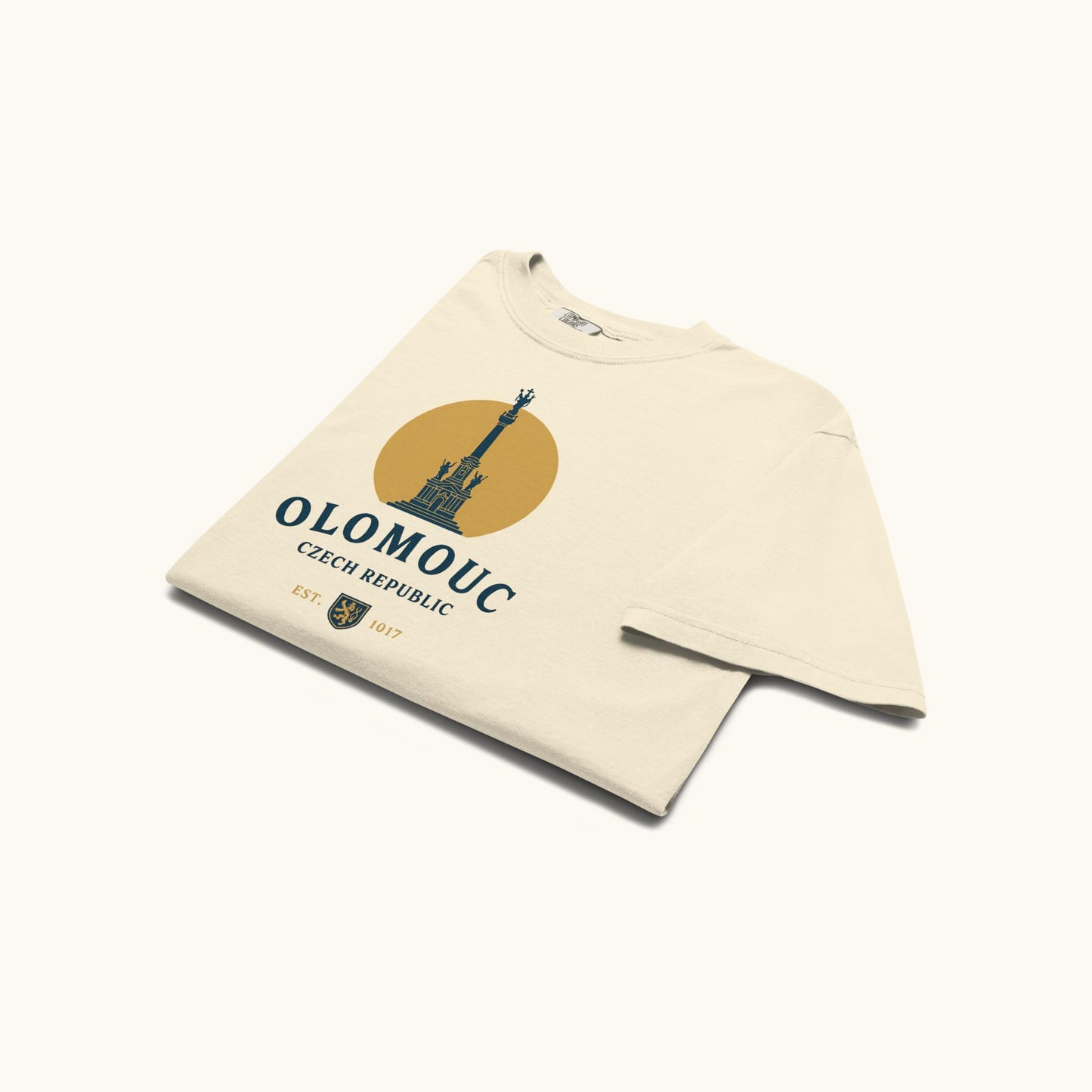 Olomouc Czech Republic t-shirt with Holy Trinity Column vintage design
