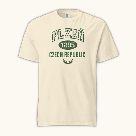 Unisex Plzeň 1295 Czech Republic t-shirt vintage collegiate design