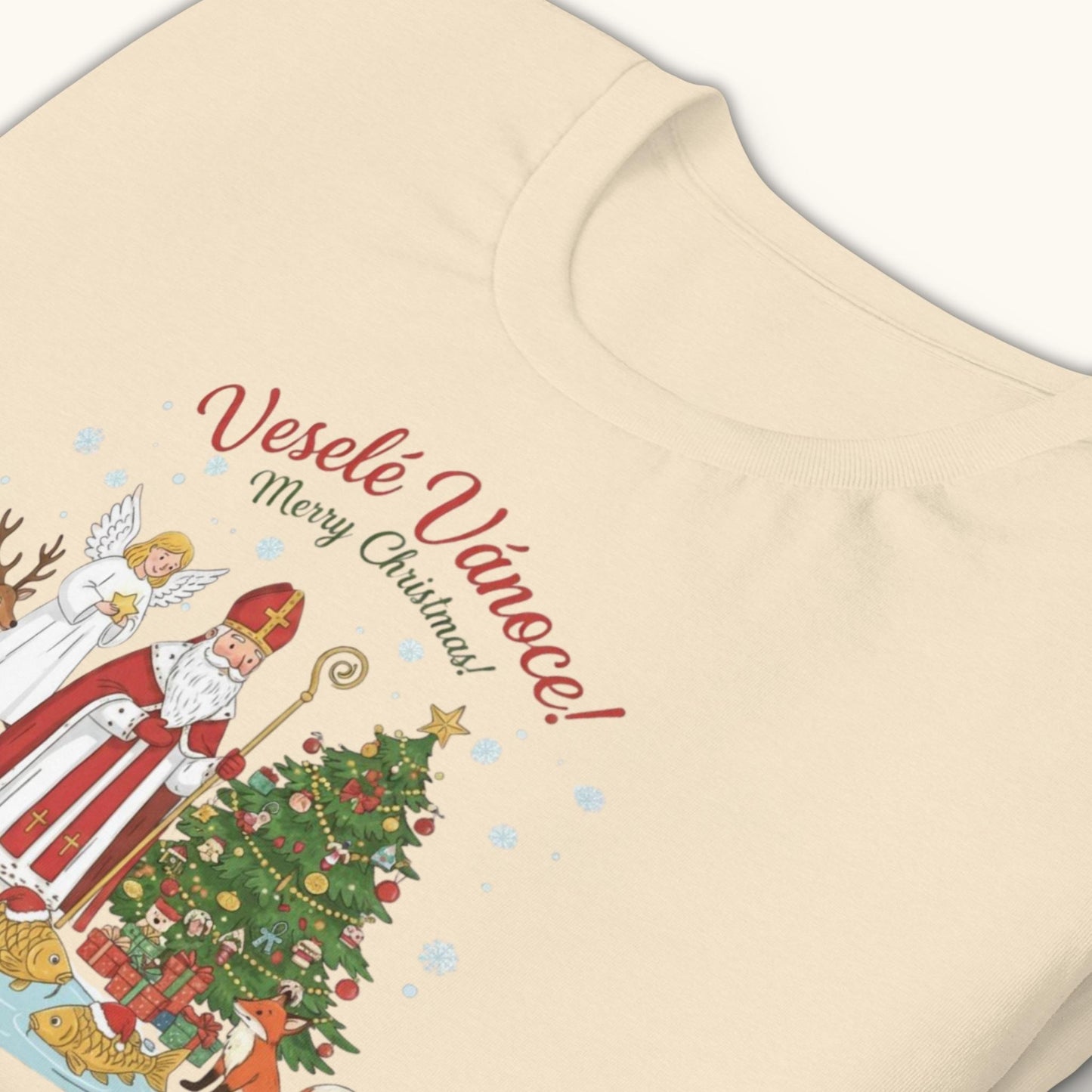 Veselé Vánoce Merry Christmas – Unisex T-Shirt