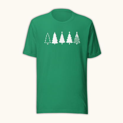 Modern Christmas Trees – Women’s T-Shirt