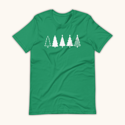 Modern Christmas Trees – Women’s T-Shirt