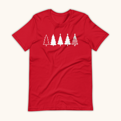 Modern Christmas Trees – Women’s T-Shirt