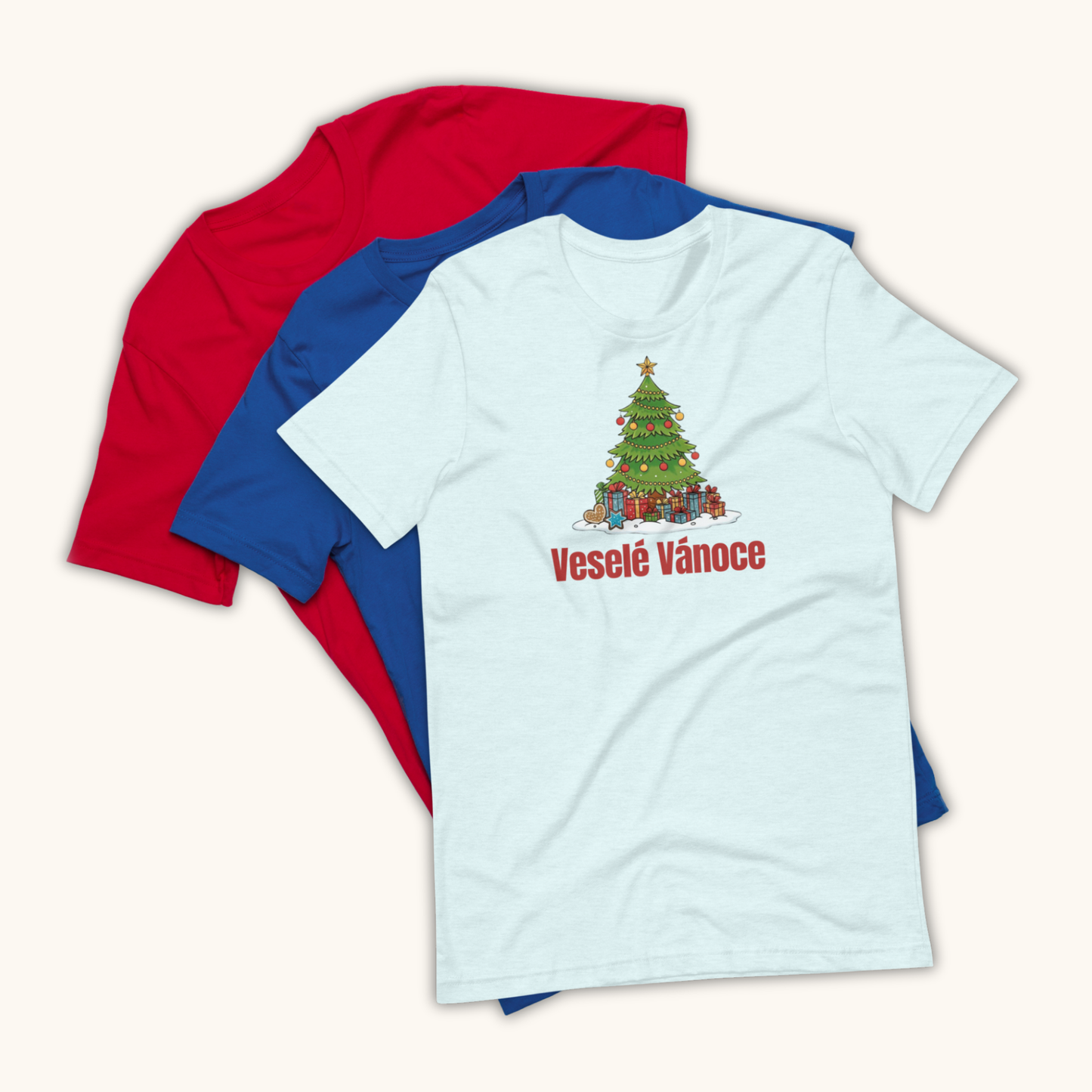 Veselé Vánoce Christmas Tree – Women’s T-Shirt