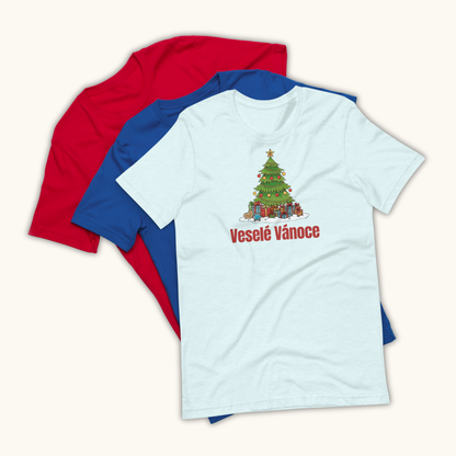 Veselé Vánoce Christmas Tree – Women’s T-Shirt