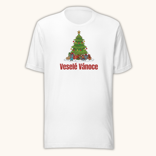 Veselé Vánoce Christmas Tree – Women’s T-Shirt