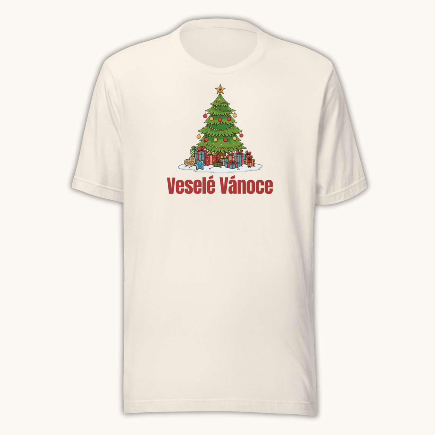 Veselé Vánoce Christmas Tree – Women’s T-Shirt