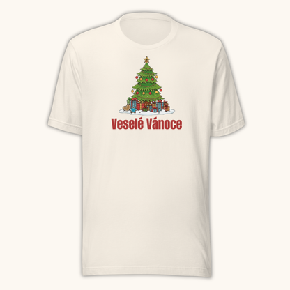 Veselé Vánoce Christmas Tree – Women’s T-Shirt
