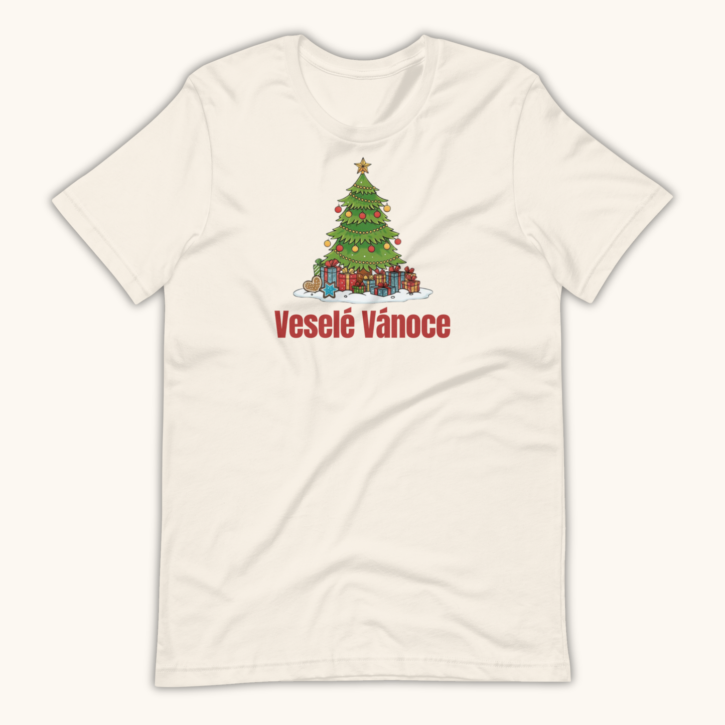 Veselé Vánoce Christmas Tree – Women’s T-Shirt