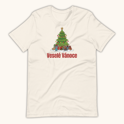 Veselé Vánoce Christmas Tree – Women’s T-Shirt