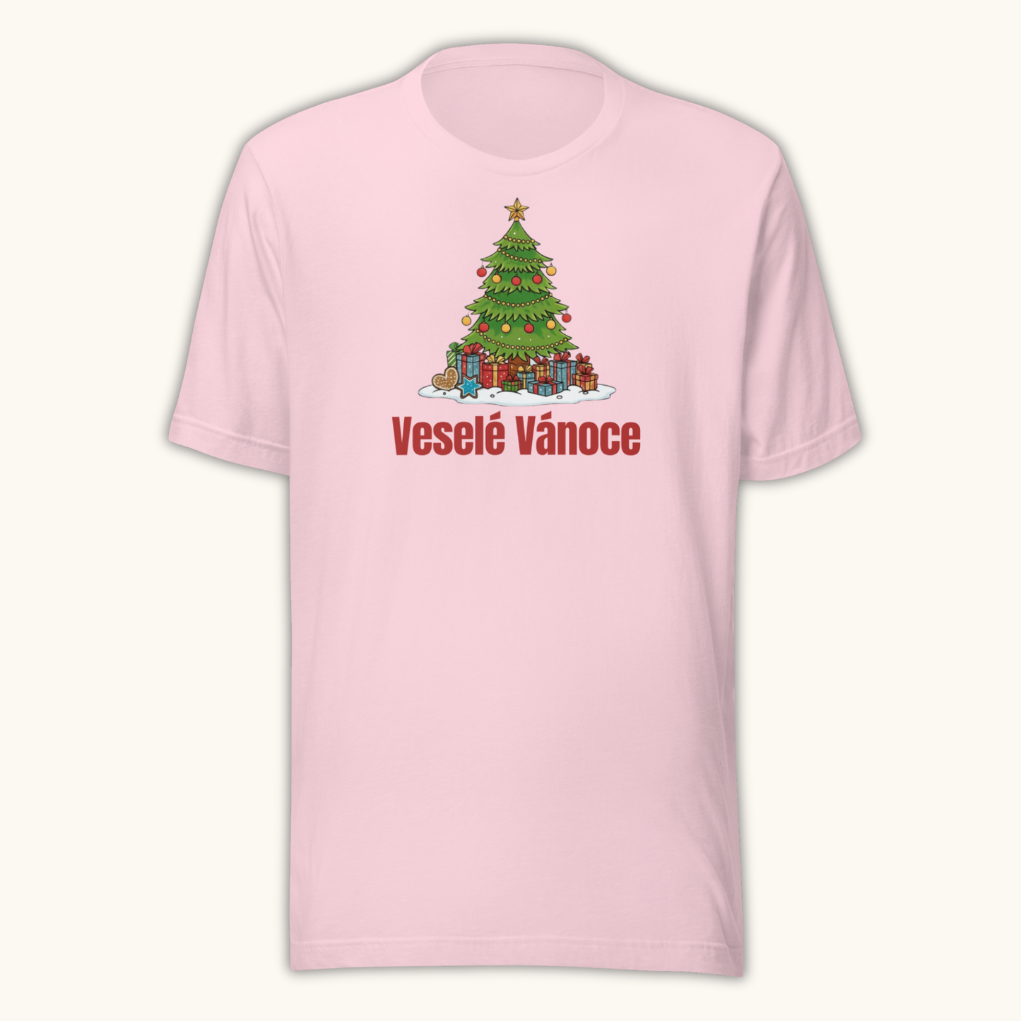 Veselé Vánoce Christmas Tree – Women’s T-Shirt