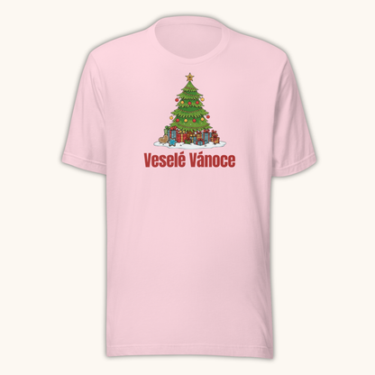 Veselé Vánoce Christmas Tree – Women’s T-Shirt