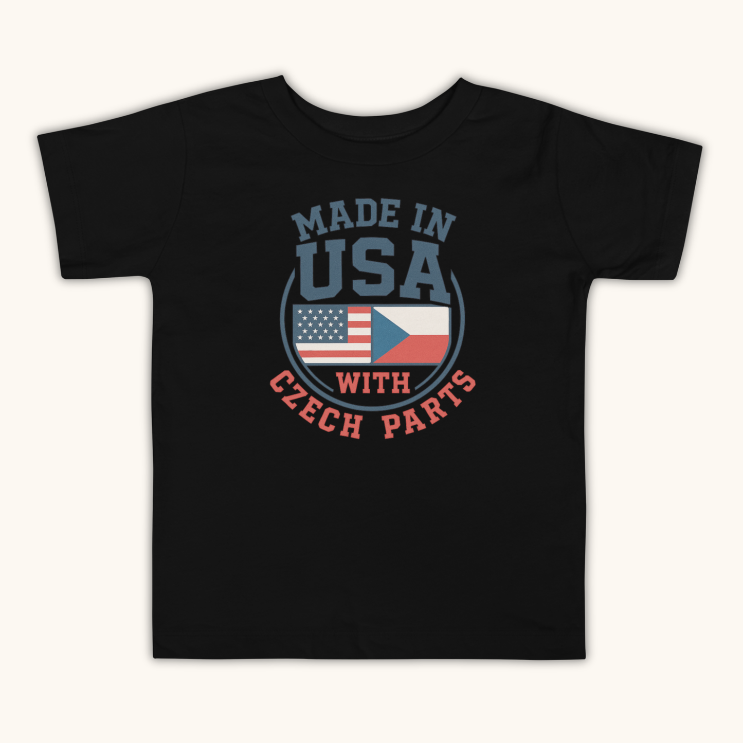 Made in USA with Czech Parts – Toddler Short Sleeve t-shirt