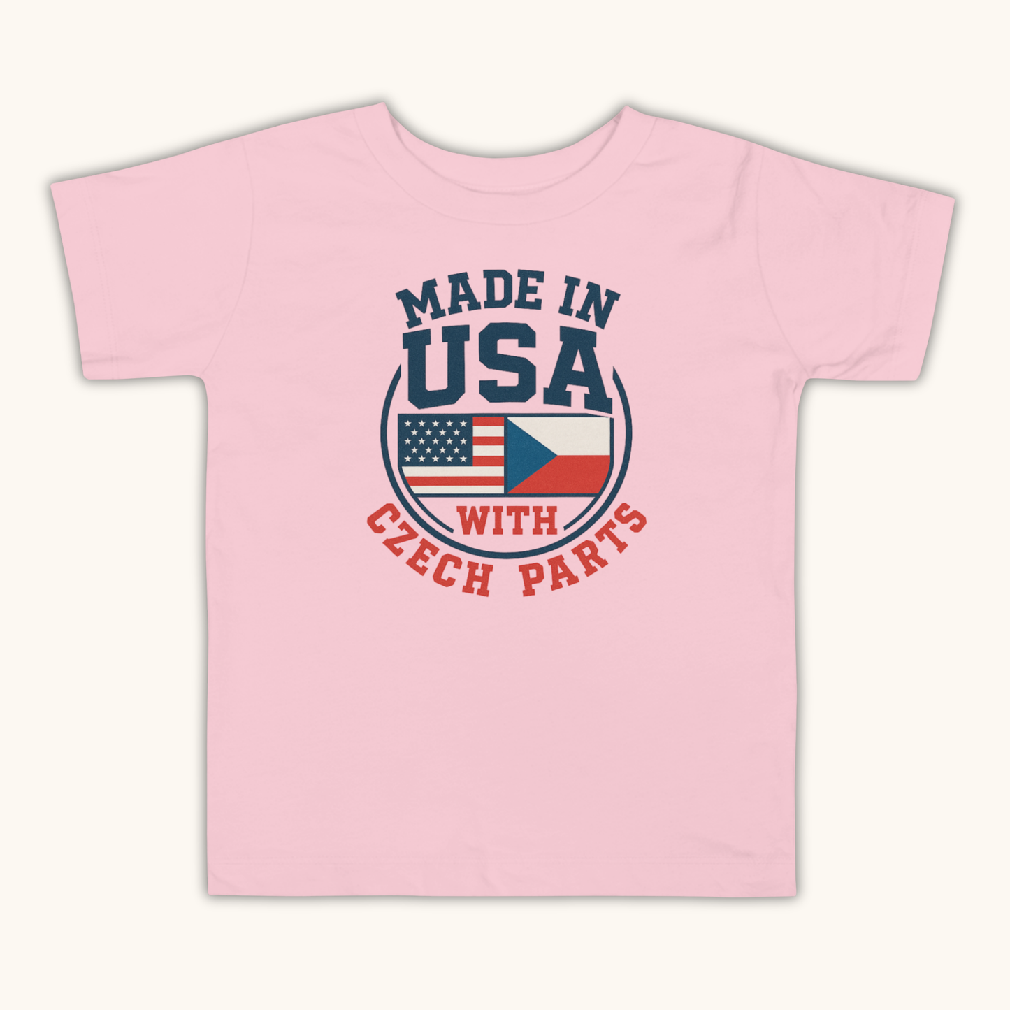 Made in USA with Czech Parts – Toddler Short Sleeve t-shirt