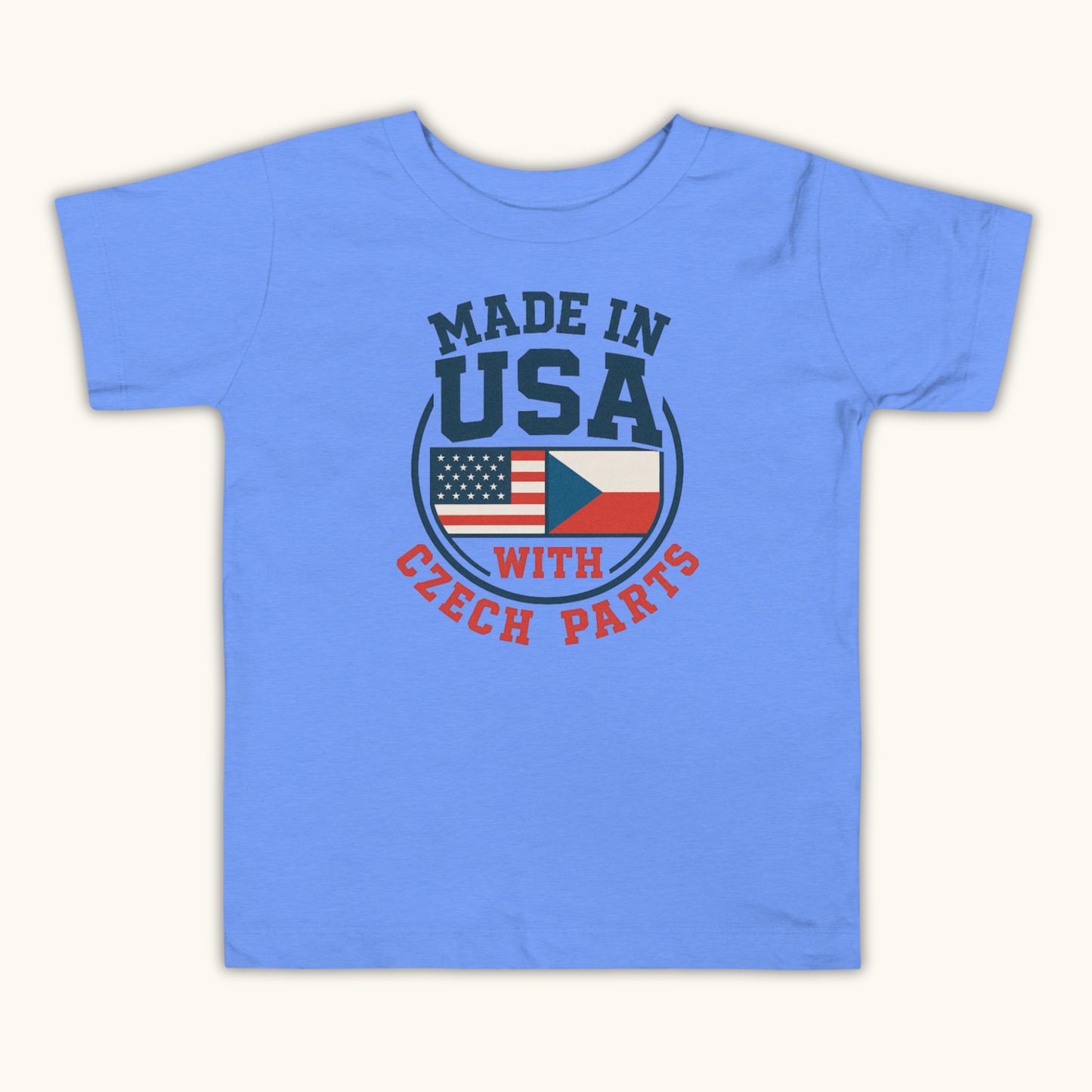 Made in USA with Czech Parts – Toddler Short Sleeve t-shirt