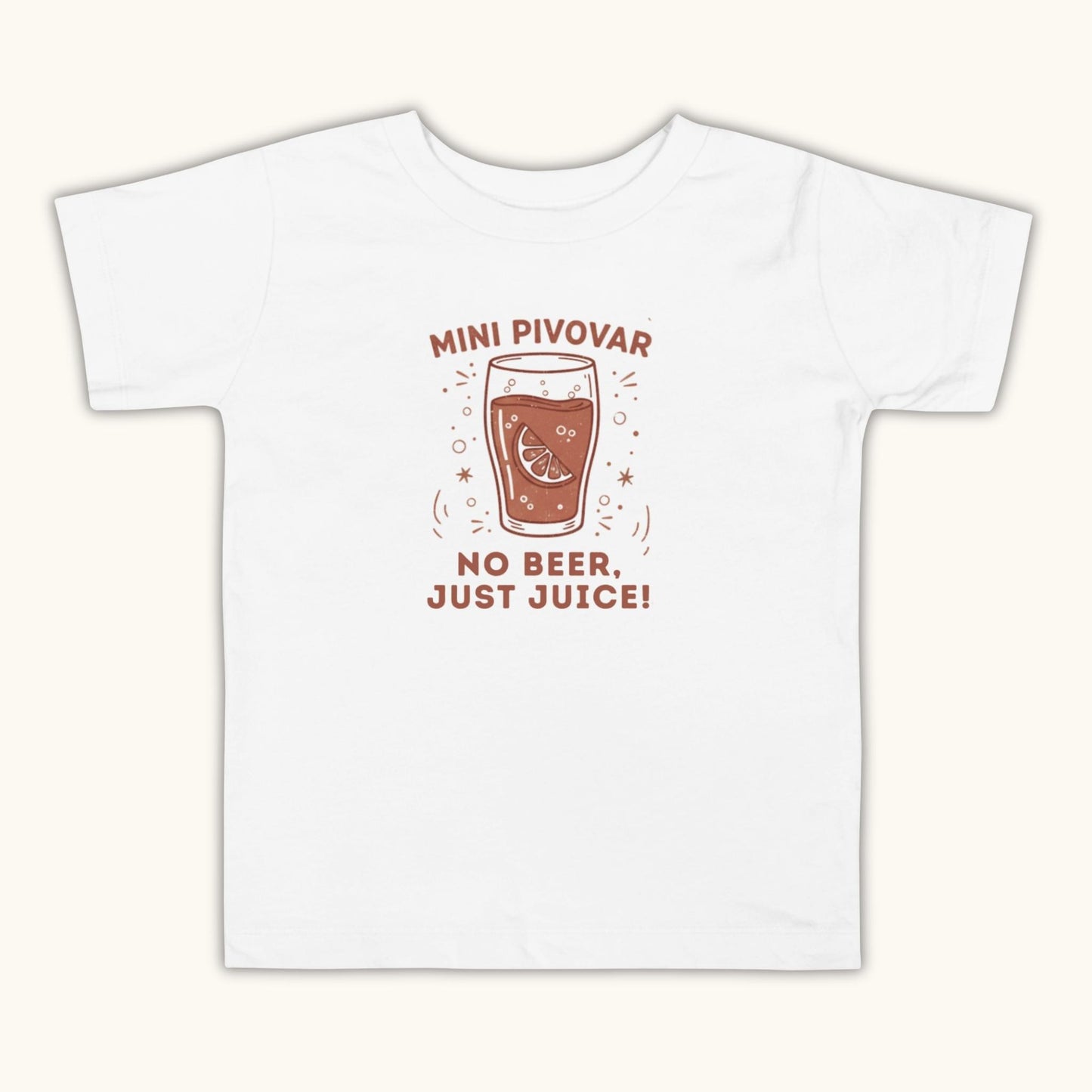 Mini Pivovar – No Beer, Just Juice! Toddler Short Sleeve Tee