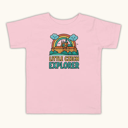 Little Czech Explorer – Toddler Short Sleeve T-Shirt