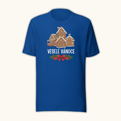 Veselé Vánoce Gingerbread Houses – Women’s T-Shirt
