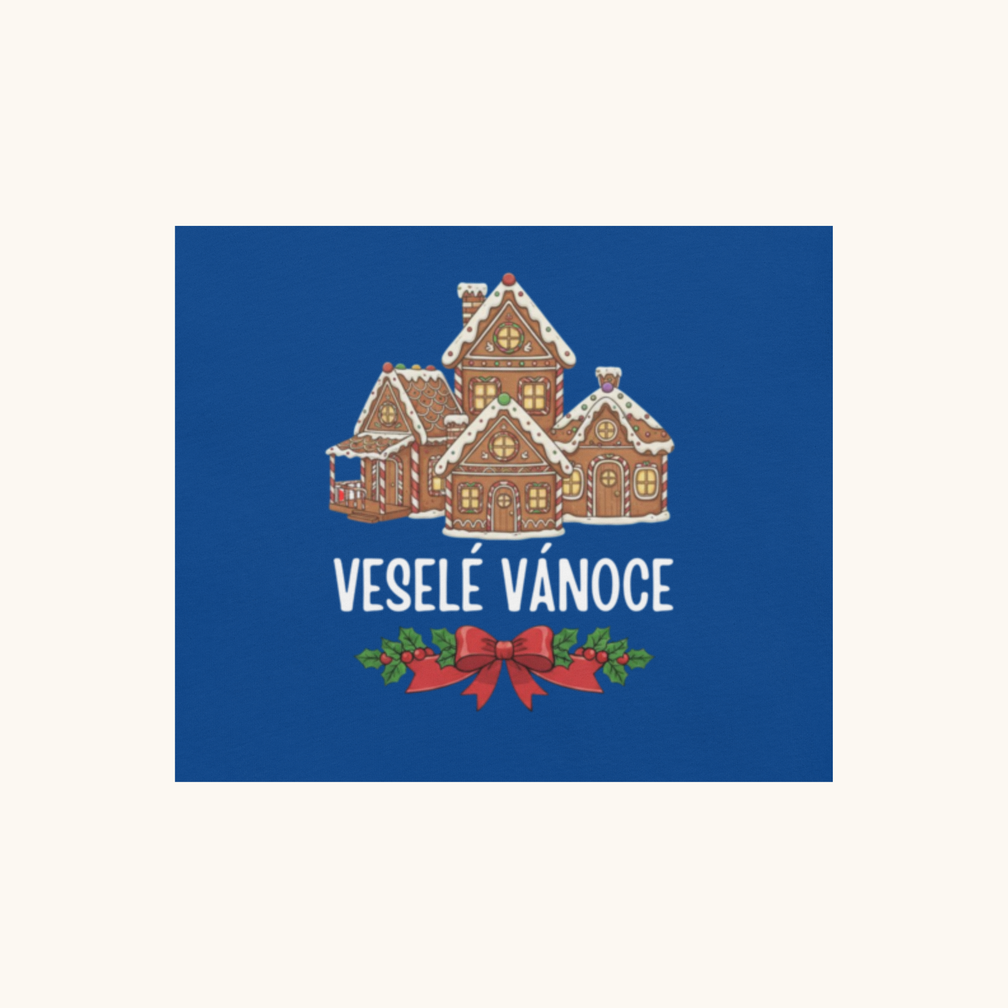 Veselé Vánoce Gingerbread Houses – Women’s T-Shirt