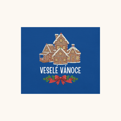 Veselé Vánoce Gingerbread Houses – Women’s T-Shirt