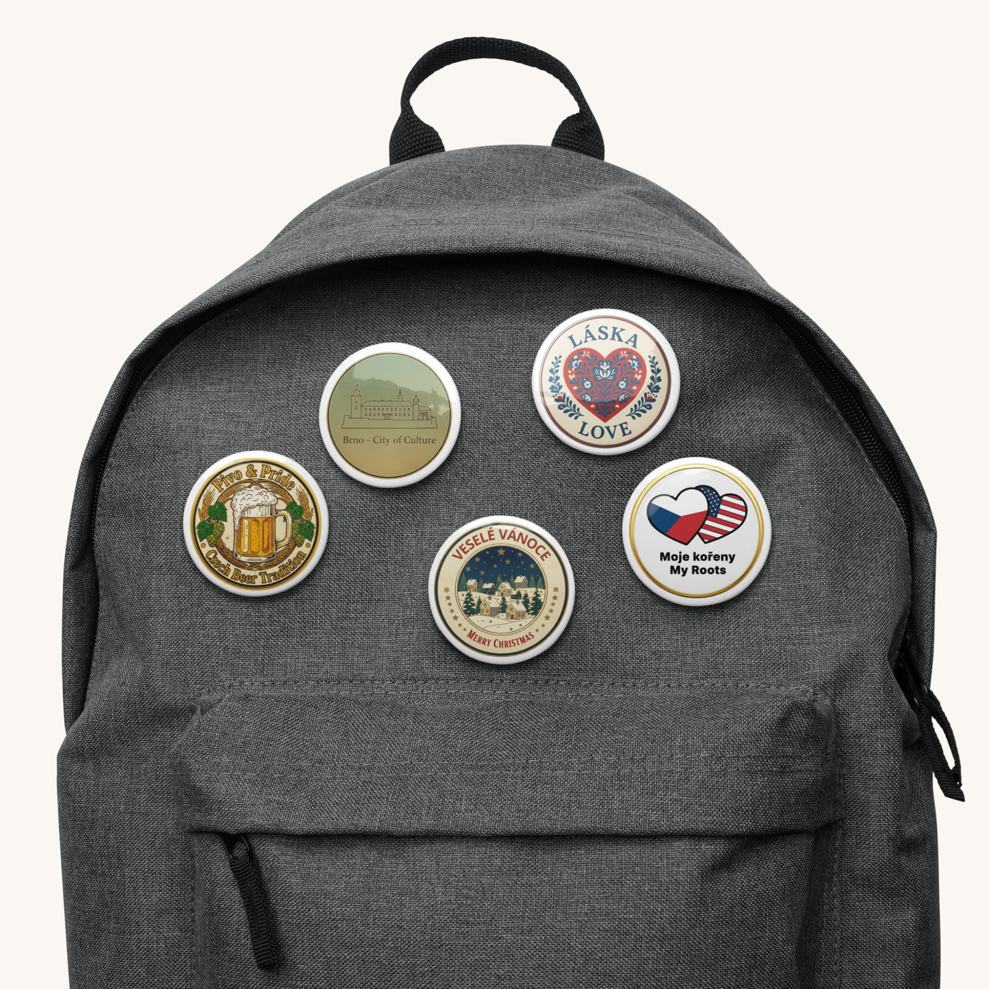 Czech Republic Pin Set – Pack of 5 Pins